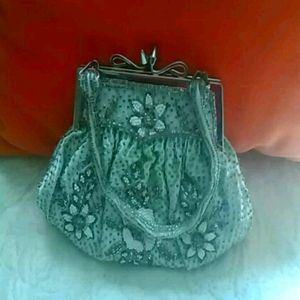 LIYAMA Hand Made Japanese Beaded Evening Bag